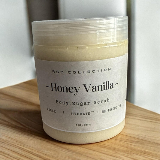 Honey Vanilla Sugar Scrubs