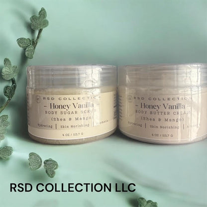 Honey Vanilla Sugar Scrubs